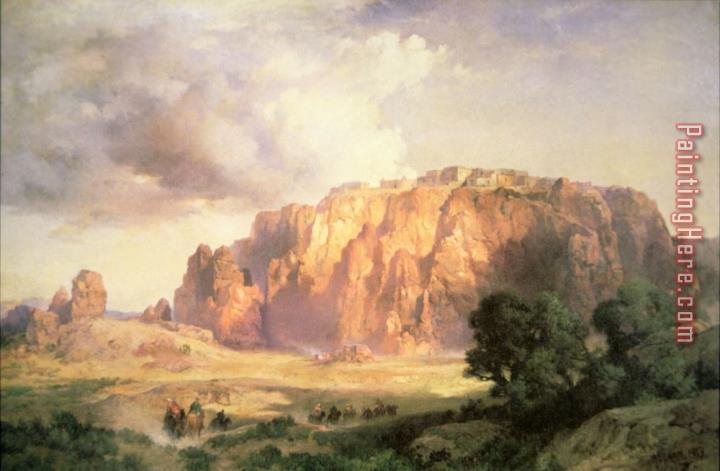 Thomas Moran The Pueblo of Acoma in New Mexico